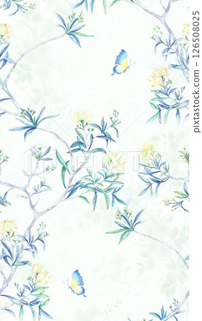 Stunning Vintage-Inspired Floral Scrollwork Art Drawings 126508025