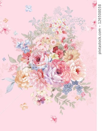 Stunning Vintage-Inspired Floral Scrollwork Art Drawings 126508038