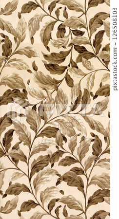 Captivating Botanical Scroll and Floral Motif Artworks Captivating Botanical Scroll and Floral Motif Artworks 126508103
