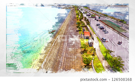 素描風格素描風景唯美鳥瞰無人機攝影天空山脈半空中漂浮夢幻無人機 素描風格素描風景唯美鳥瞰無人機攝影天空山脈半空中漂浮夢幻無人機 126508168