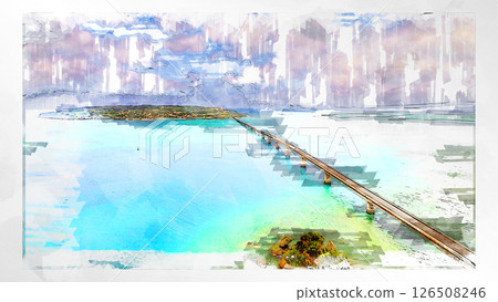 素描風格素描風景唯美鳥瞰無人機攝影天空山脈半空中漂浮夢幻無人機 素描風格素描風景唯美鳥瞰無人機攝影天空山脈半空中漂浮夢幻無人機 126508246