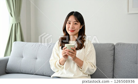 簡約的斯堪的納維亞風格內裝與溫柔的女性氣質和諧統一 126508936