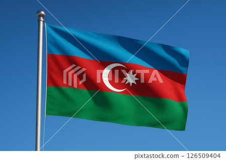 阿塞拜疆共和國國旗 126509404