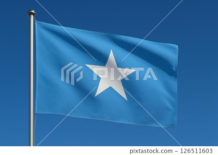 Federal Republic of Somalia flag 126511603