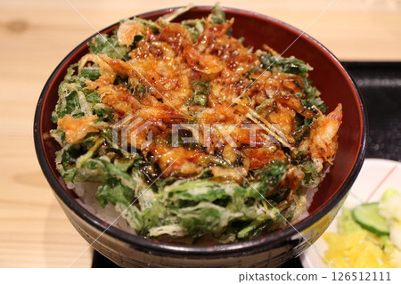 Shizuoka Mishima Sakura shrimp tempura bowl 126512111