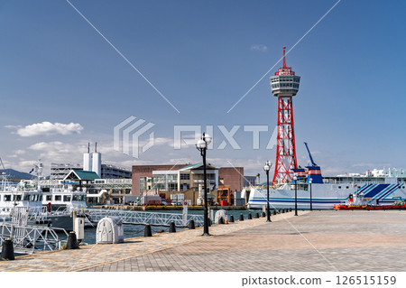 <Fukuoka Prefecture> Hakata Port Tower and Fukuoka City Bay Area 126515159