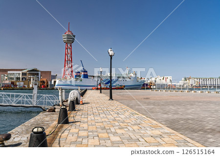 <Fukuoka Prefecture> Hakata Port Tower and Fukuoka City Bay Area 126515164