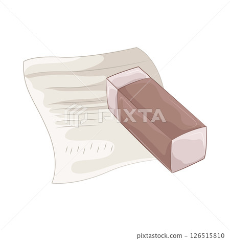 Illustration of Eraser Illustration of Eraser 126515810