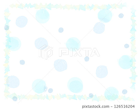 水彩圓點框架 水彩圓點框架 126516204