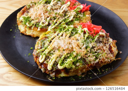Pork ball okonomiyaki Pork ball okonomiyaki 126516484