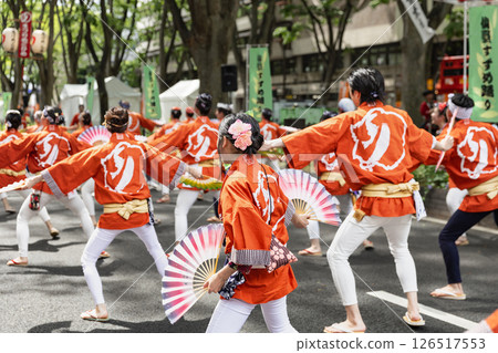 Sendai Aoba Festival Sparrow dance stream 126517553