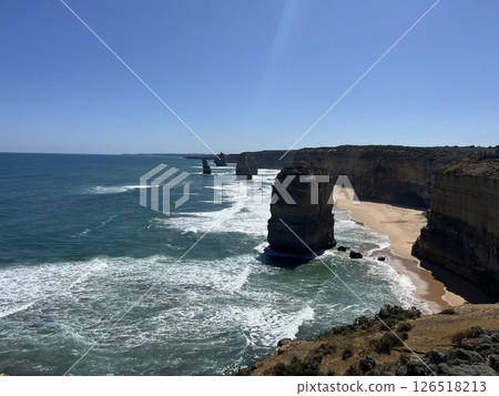 澳洲維多利亞州大洋路十二使徒岩 126518213