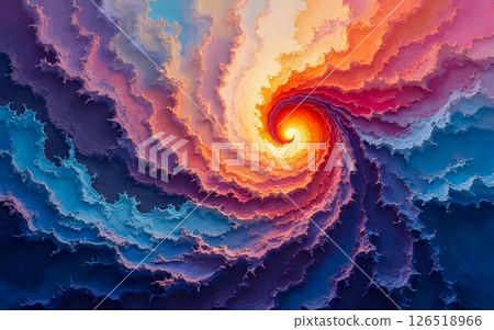 abstract blue background with spiral 3d rendering abstract blue background with spiral 3d rendering 126518966