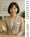 A woman in a suit 126519133