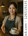 Clerk at a cafe 126519135
