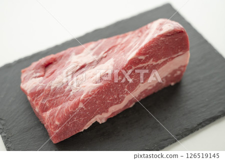 Beef rib block 126519145