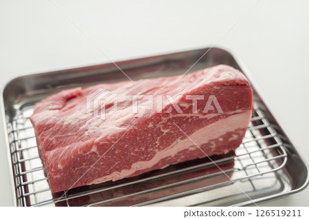 Beef rib block 126519211