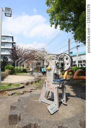 櫻花季的新田綠道（橫濱市港北區） 126519276