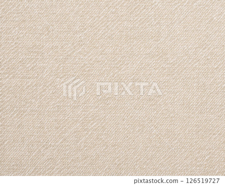 Plain beige fabric texture 126519727