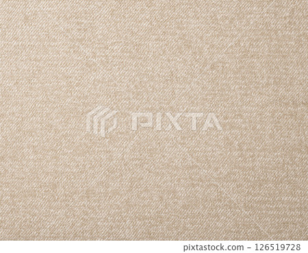 Plain beige fabric texture 126519728
