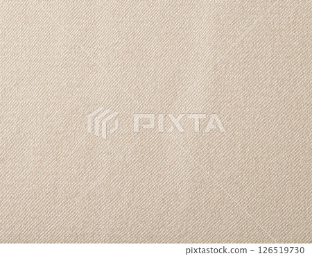 Plain beige fabric texture 126519730