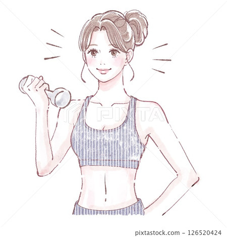 啞鈴, 女子, 肌肉訓練, 健身, 鍛鍊, 鍛鍊, 肌肉, 訓練 啞鈴, 女子, 肌肉訓練, 健身, 鍛鍊, 鍛鍊, 肌肉, 訓練 126520424