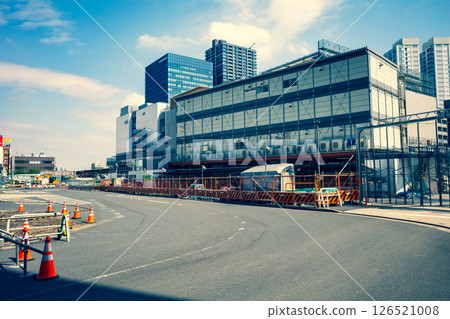 Tokyo Redevelopment Nakano Station New North Exit Area Redevelopment Works 2025.04 Emphasis on Warm and Cool Colors 126521008