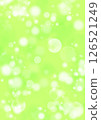 Green background with sparkling bubbles 126521249
