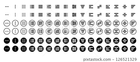 Minimal Set of Hamburger Menu Flat Icons. Menu Icons Vector Set of UI Design Elements. Interface Design Vector Icon Set of hamburger Menu. Website Navigation Icons for Mobile App and User Interface Minimal Set of Hamburger Menu Flat Icons. Menu Icons Vector Set of UI Design Elements. Interface Design Vector Icon Set of hamburger Menu. Website Navigation Icons for Mobile App and User Interface 126521329