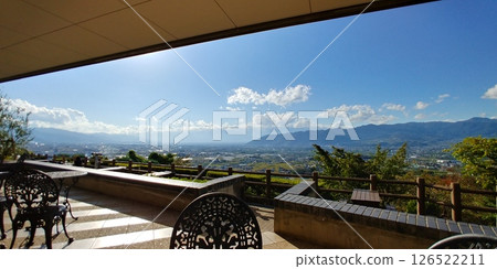 勝沼葡萄之丘，從觀景台眺望 126522211