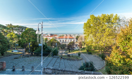 Railway station and park in beautiful town of Albano Laziale timelapse hyperlapse, Italy Railway station and park in beautiful town of Albano Laziale timelapse hyperlapse, Italy 126522599