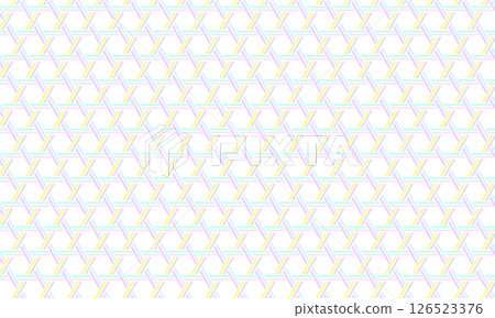 A basket weave pattern with double lines and colorful gaps 126523376