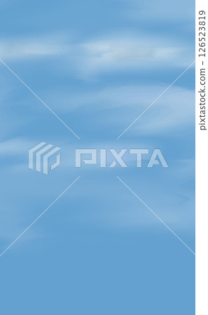 漂浮在藍天上的雲朵的向量背景 126523819