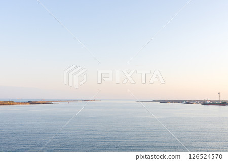 Scenery of Tomakomai Port, Hokkaido 126524570