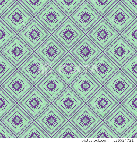 seamless geometric pattern with squares 126524721