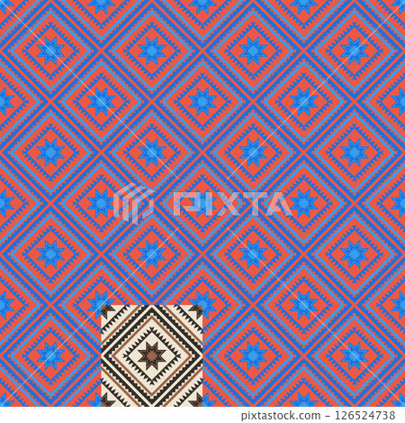 seamless geometric pattern with squares seamless geometric pattern with squares 126524738