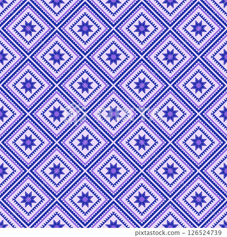 seamless geometric pattern with squares 126524739