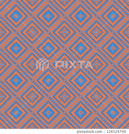 seamless geometric pattern with squares 126524748