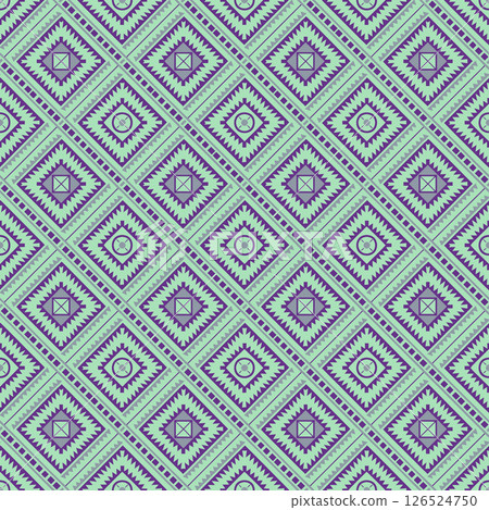seamless geometric pattern with squares 126524750