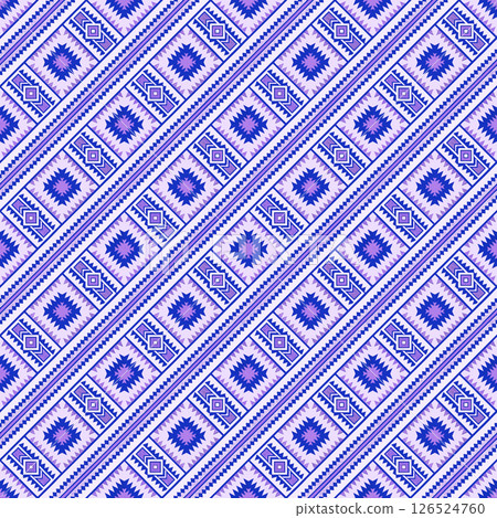 seamless geometric pattern with squares 126524760