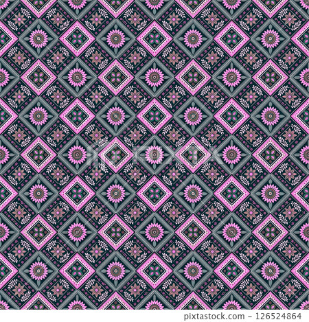 seamless geometric pattern with squares seamless geometric pattern with squares 126524864