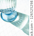 Transparent glass cup 126525298