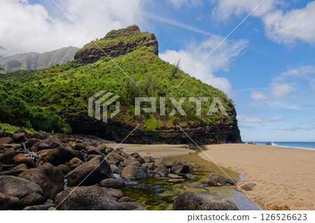 Hanakapiai Beach, Na Pali Coast, Kauai 126526623