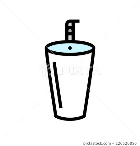 freestanding sink color icon vector illustration 126526856