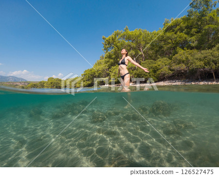Sea summer landscape. Travel and Holiday concept. 126527475