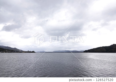 A distant view of Amanohashidate from the Yosano Town side A distant view of Amanohashidate from the Yosano Town side 126527520