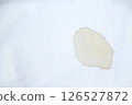 dirty stain on shirt from eating in daily life 126527872