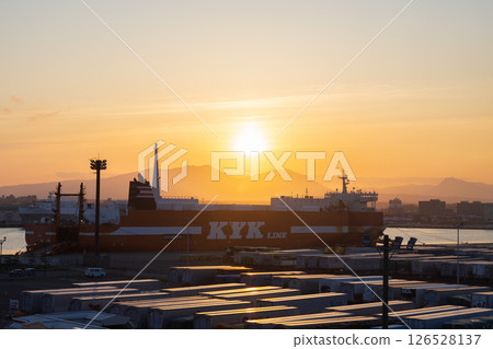 北海道苫小牧港景色 北海道苫小牧港景色 126528137