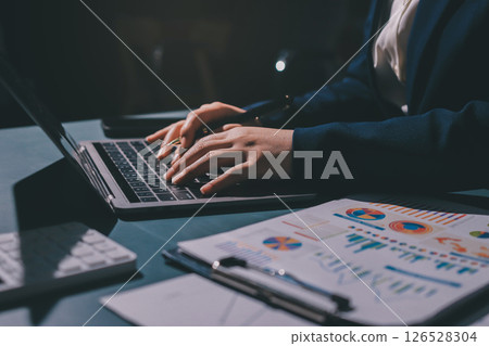 Expert woman asian female people review data number costing managerial account prepare monthly actual cost variance report at tax audit office. ESG sheet budget control ERP process service project. Expert woman asian female people review data number costing managerial account prepare monthly actual cost variance report at tax audit office. ESG sheet budget control ERP process service project. 126528304