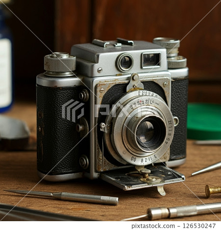 [AI-generated] 100 classic cameras 126530247